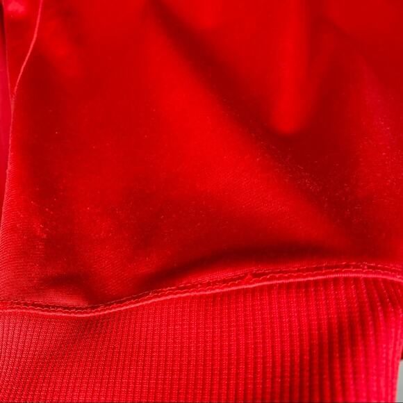 Nike Full Zip Up Track Athletic Jacket with Pockets Red White Youth Kids Medium - Picture 4 of 8